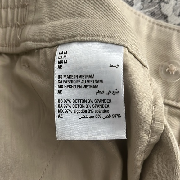 Khaki high rise wide leg pants - Picture 6 of 9